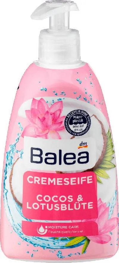 Balea Cremeseife Cocos & Lotusblute (Kremowe mydło w płynie `Kokos i kwiat lotosu`)