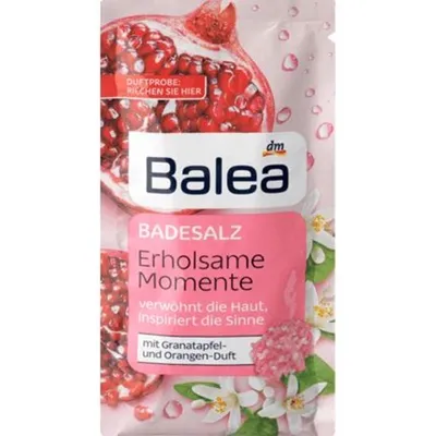 Balea Erholsame Momente, Badesalz (Sól do kąpieli 'Owoc granatu i pomarańcza')