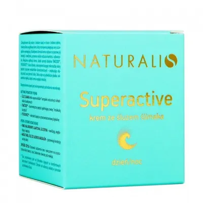 Produkty Naturalne Naturalis Superactive, Krem ze śluzem ślimaka dzień/noc