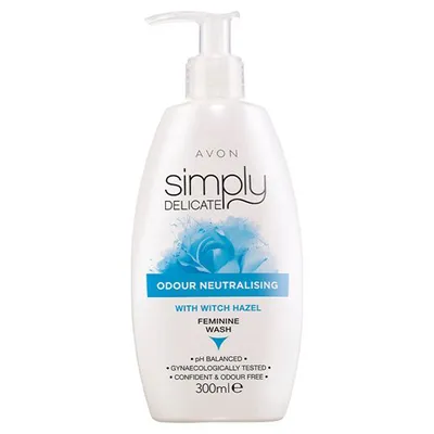 Avon Simply Delicate, Odour Neutralising Feminine Wash (Płyn do higieny intymnej neutralizujący przykry zapach)
