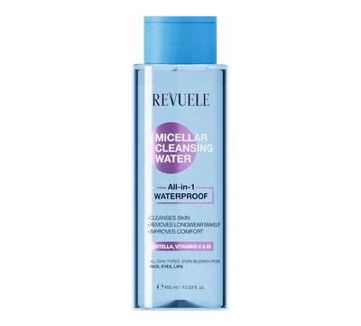 Revuele Micellar Cleansing Water All-in-1 Waterproof (Płyn do demakijażu w tym wodoodpornego)