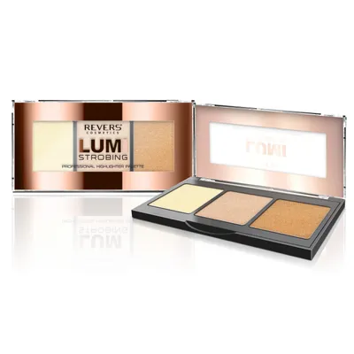 Revers Cosmetics Lumi Strobing Professional Highlighter Palette (Paleta rozświetlaczy)