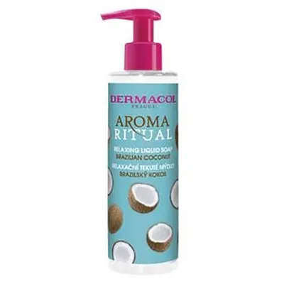 Dermacol Aroma Ritual, Brazilian Coconut Liquid Soap (Mydło w płynie `Brazylijski kokos`)