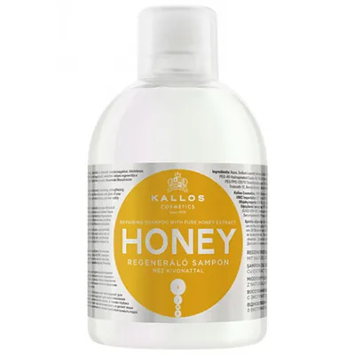 Kallos KJMN, Honey, Hair Shampoo (Szampon do włosów `Miód`)
