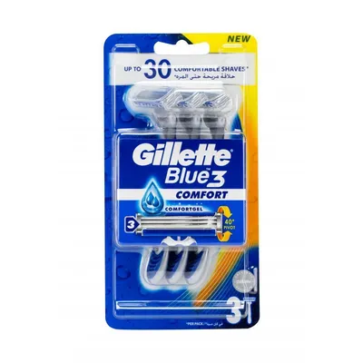 Gillette Blue 3 Comfort, Maszynki do golenia