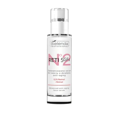 Bielenda Professional Reti 5GFs, Zaawansowane serum do twarzy o działaniu anti-aging