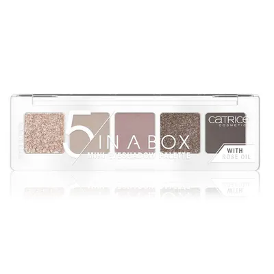Catrice 5 In A Box Mini Eyeshadow Palette Soft Rose Look (Paleta cieni do powiek)