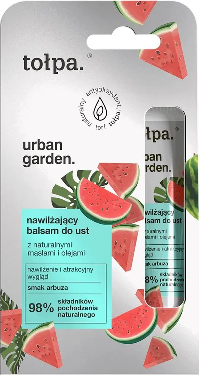 Tołpa Urban Garden, Nawilżający balsam do ust `Arbuz`