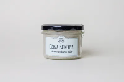 Dzikie Zbiory Cukrowy peeling do ciała `Dzika konopia`