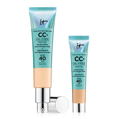 it cosmetics Your Skin But Better CC+ Oil-Control Matte SPF 40+ (Krem CC przeciwzmarszczkowy)