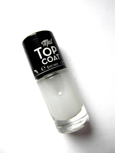 Auchan Mat Top Coat (Matowy lakier nawierzchniowy do paznokci)