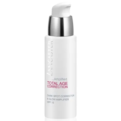 Lancaster _Amplified, Total Age Correction Dark Spot Corrector & Glow Amplifier SPF 15 (Rozjaśniające serum przeciwzmarszczkowe przeciw przebarwieniom skóry)