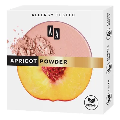 AA Make up, Róż do policzków z wyciągiem z pestek moreli `Apricot Powder`