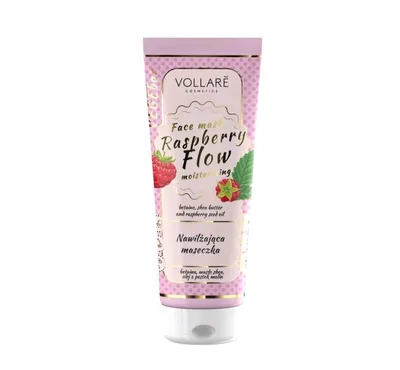 Vollare Cosmetics Raspberry Flow Face Mask (Nawilżająca maseczka do twarzy)
