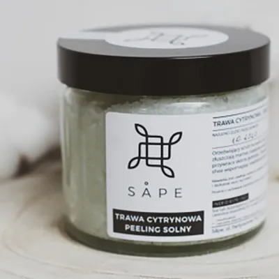 Sape Orzeźwiający peeling solny `Trawa cytrynowa`
