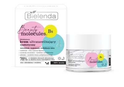 Bielenda Beauty Molecules, B5, Molekularny krem ultranawilżający synbiotyczny