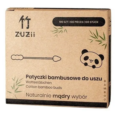 Zuzii Cotton Bamboo Buds (Bambusowe patyczki do uszu z różnymi końcówkami)