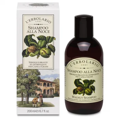 L'Erbolario Shampoo Alla Noce (Szampon z orzechem włoskim)