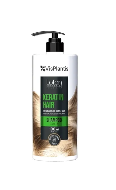 Vis Plantis Loton Professional, Keratin Hair, Shampoo for Damaged and Brittle hair (Szampon do włosów suchych i łamliwych)
