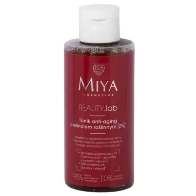 Miya Cosmetics BEAUTYlab, Tonik anti- aging  z retinolem roślinnym [2%]