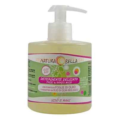 Natura Bella Detergente Delicato Viso e Mani [Face & Hands Wash] (Delikatny płyn do mycia twarzy z wyciągiem z liści oliwnych)