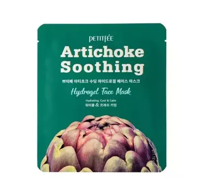Petitfee Artichoke Soothing Hydrogel Face Mask (Hydrożelowa maska do twarzy z ekstraktem z karczocha)