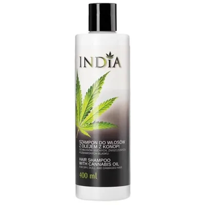 India Szampon z olejem z konopi (nowa wersja)