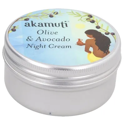 Akamuti Olive & Avocado Night Cream (Krem nocny z awokado i oliwką)