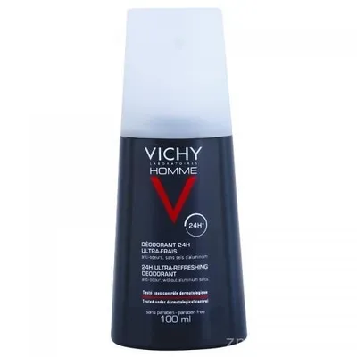 Vichy Homme,  Deodorant 24h Ultra Frais [Ultra Refreshing Deodorant] (Dezodorant w sprayu 'Ultra świeżość i ochrona do 24 h')