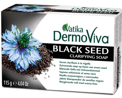 Dabur Vatika, Dermo Viva, Black Seed Clarifying Soap (Mydło oczyszczające z czarnuszką)