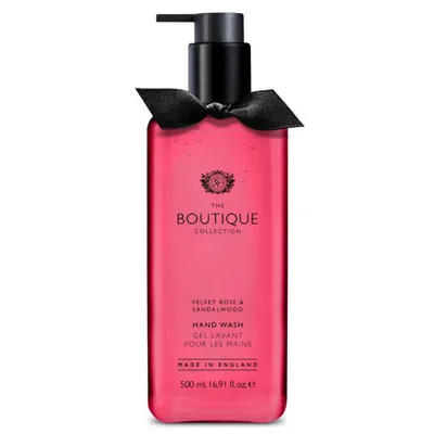 Grace Cole The Boutique Collection, Velvet Rose & Sandalwood Hand Wash (Mydło do rąk w płynie `Róża i drzewo sandałowe`)