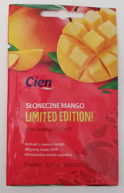 Cien Maseczka do twarzy `Słoneczne mango`