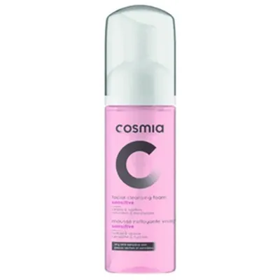 Cosmia Sensitive, Facial Cleansing Foam (Pianka myjąca do twarzy z wyciągiem z bławatka)