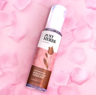 Just Herbs Rose Water Toner Mist (Różana mgiełka do twarzy)