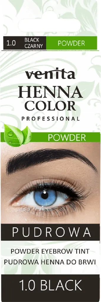 Venita Henna Color, Powder Eyebrow Tint (Pudrowa henna do brwi)