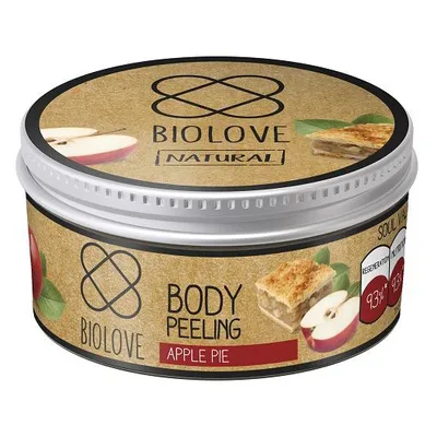 Biolove Apple Pie, Body Peeling (Nawilżający i odżywczy peeling `Szarlotka`)
