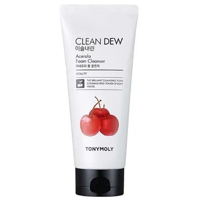 Tony Moly Clean Dew Acerola Foam Cleanser (Pianka z ekstraktem z aceroli do oczyszczania twarzy)