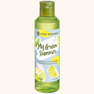 Yves Rocher My Green Summer, Gel Douche Corps & Cheveux Parfumé (Perfumowany szampon-żel pod prysznic)