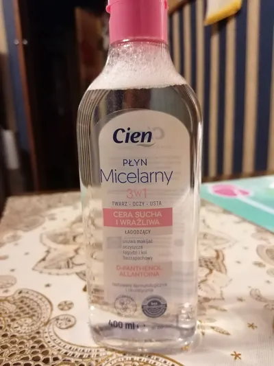 Cien Płyn micelarny 3 w 1 łagodzący cera sucha i wrażliwa