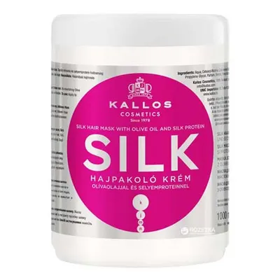 Kallos KJMN, Silk, Maska do włosów suchych z jedwabiem