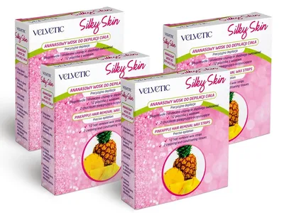 Coloris Velvetic Silky Skin, Ananasowy wosk do depilacji ciała