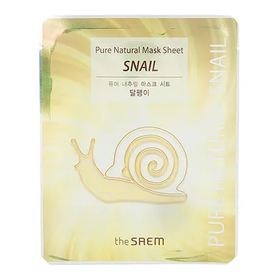 The Saem Snail, Pure Natural Mask Sheet