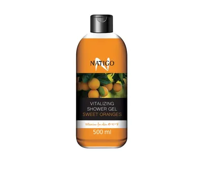 Natigo by nature Sweet Oranges, Vitalizing Shower Gel (Słodkie pomarańcze, Energetyzujący żel pod prysznic)