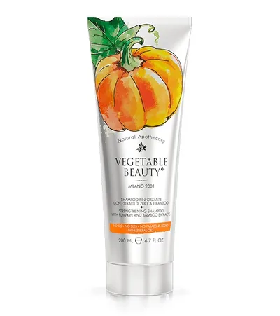 Vegetable Beauty Strengthening Shampoo with Pumpkin and Bamboo Extract (Wzmacniający szampon do włosów z ekstraktem z dyni i bambusa)