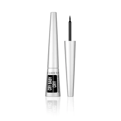 Claresa Cry Baby, Cry! Wodoodporny eyeliner w płynie