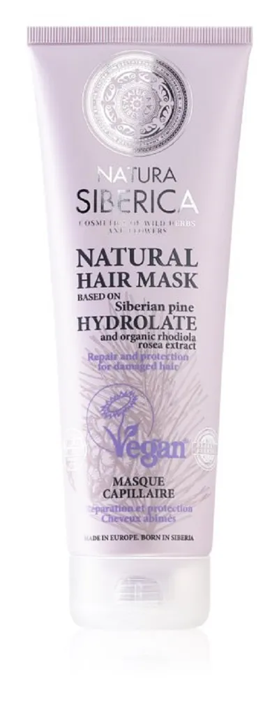 Natura Siberica Natural Hair Mask Based on Siberian Pine Hydrolate (Maska dogłębnie regenerująca do włosów zniszczonych)