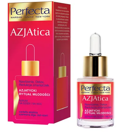 Perfecta AZJAtica, Serum na dzień i na noc `Nawilżenie, detox, redukcja zmarszczek`