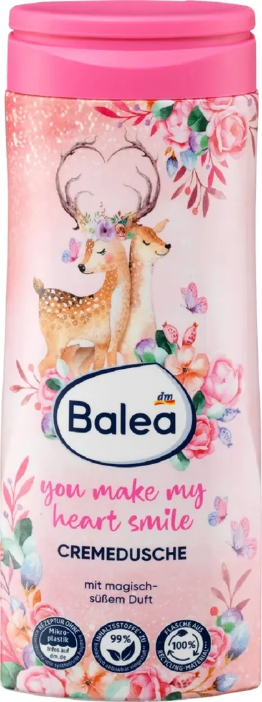 Balea You Make My Heart Smile, Shower Gel (Żel pod prysznic  (nowa wersja))