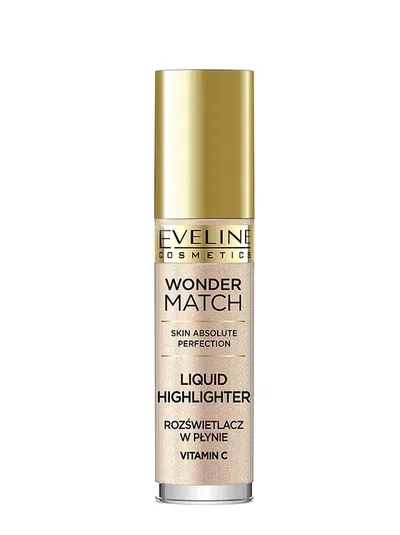 Eveline Cosmetics Wonder Match, Liquid Highlighter (Płynny rozświetlacz do twarzy)