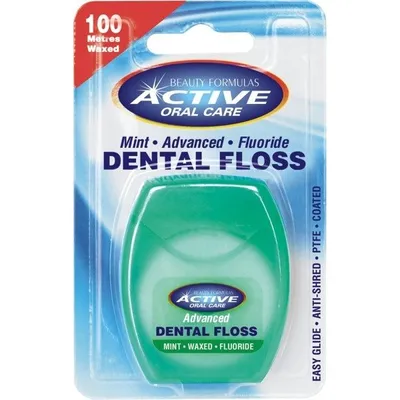 Beauty Formulas Active Oral Care, Dental Floss Mint (Nić dentystyczna)